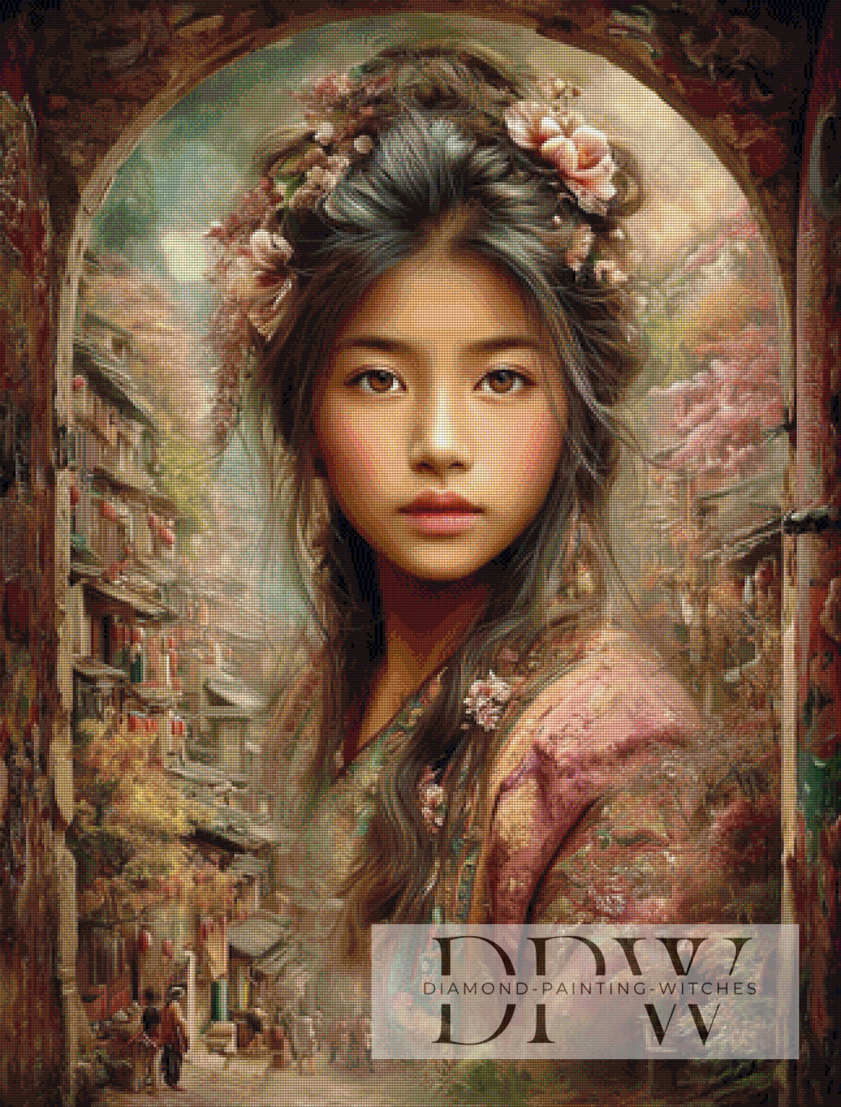 Asian Past by CleoDora with 170 colors