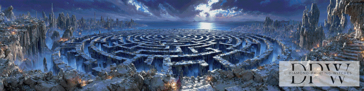 Ocean Maze by Pixxel Pics with 140 colors