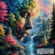Gesicht der Natur by QN, mit 350 Farben