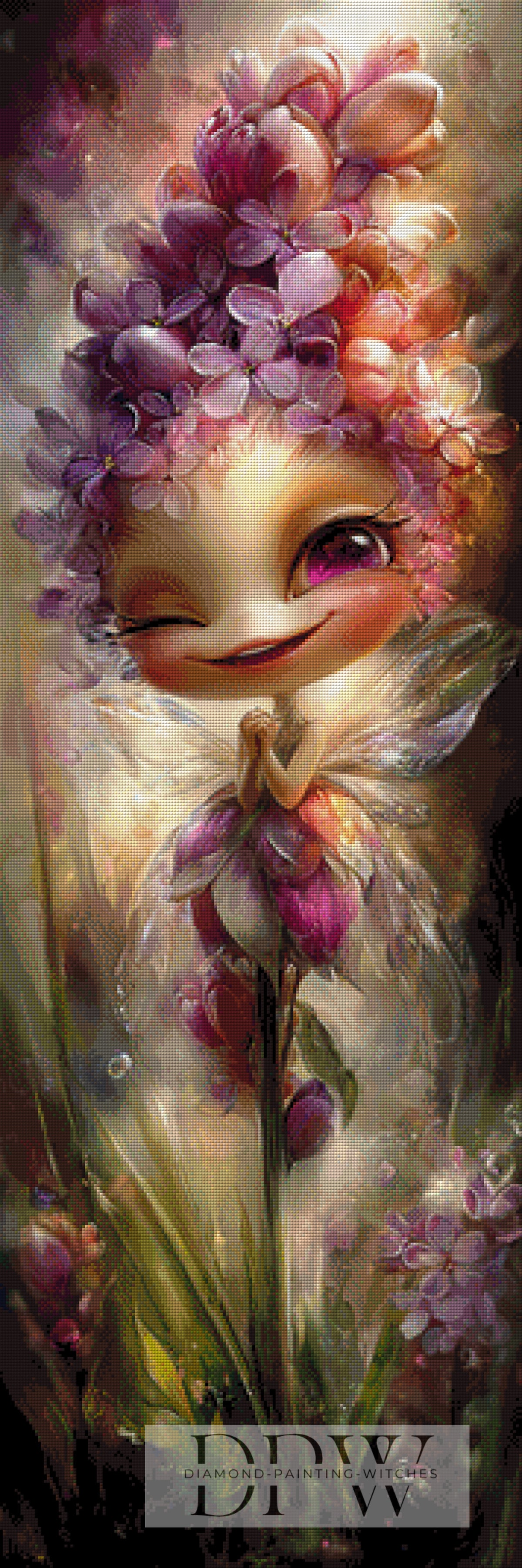Pixxel Pics作「Buddleja Fliederfee」、250色、**即決価格**、ラウンドビーズ