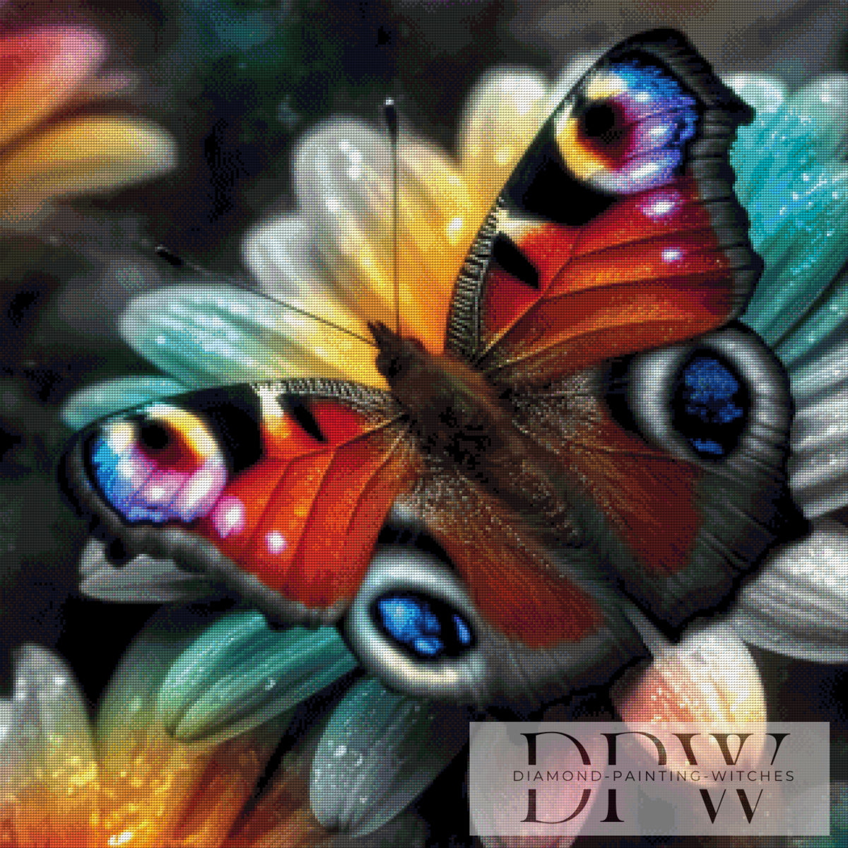 Peacock Eye by CreatiVart with 310 colors
