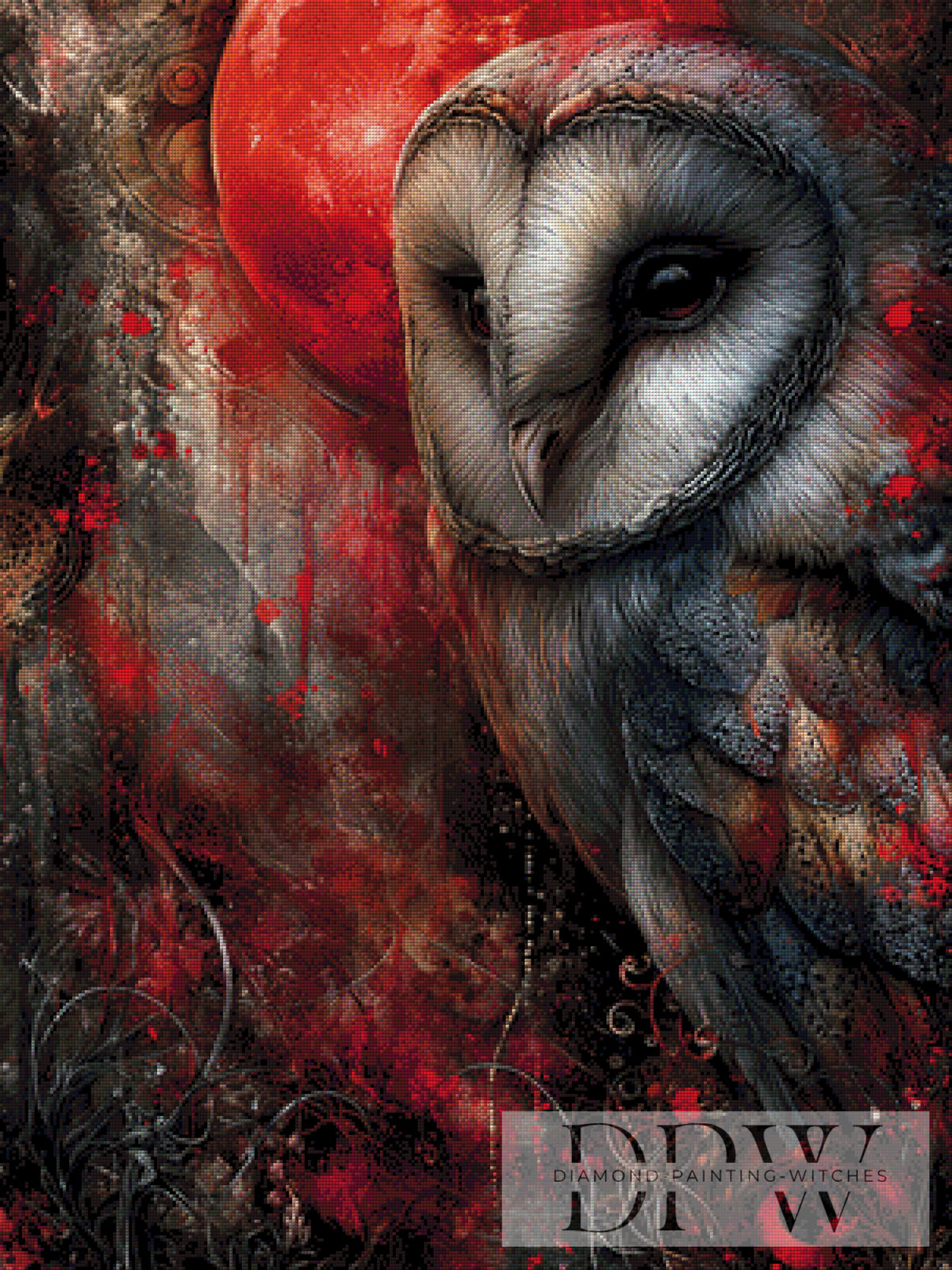 Red Owl by Elly_A.I mit 170 Farben