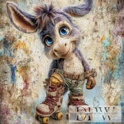 Roller Donkey by CreatiVart mit 210 Farben