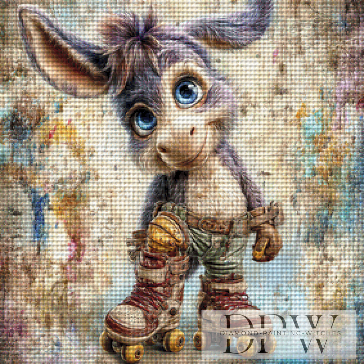 Roller Donkey by CreatiVart with 210 colors