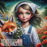 Blue Witch by Artifey, 70x90cm with 110 colors DPW-417