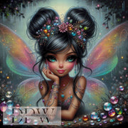 Blue Witch by Artifey, 70x90cm with 110 colors DPW-417