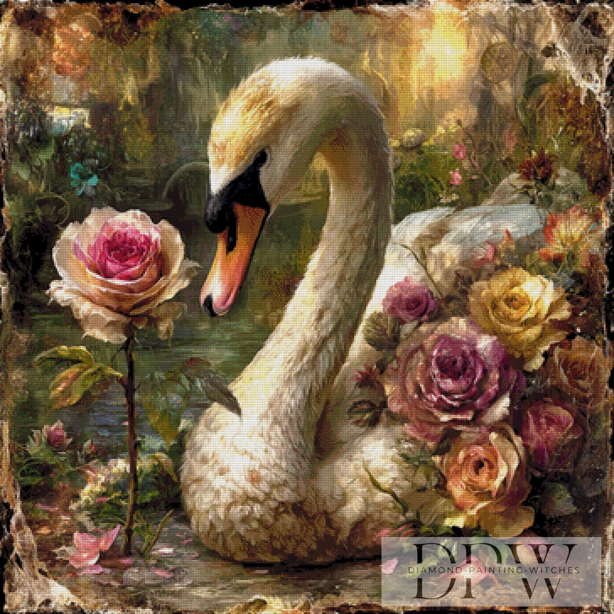Stolzer Schwan by CreatiVart mit 250 Farben