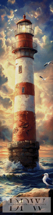 Luna作「Red White Lighthouse」、225色使用