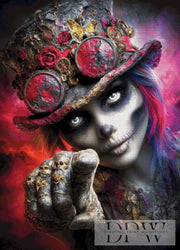 Blue Witch by Artifey, 70x90cm with 110 colors DPW-417