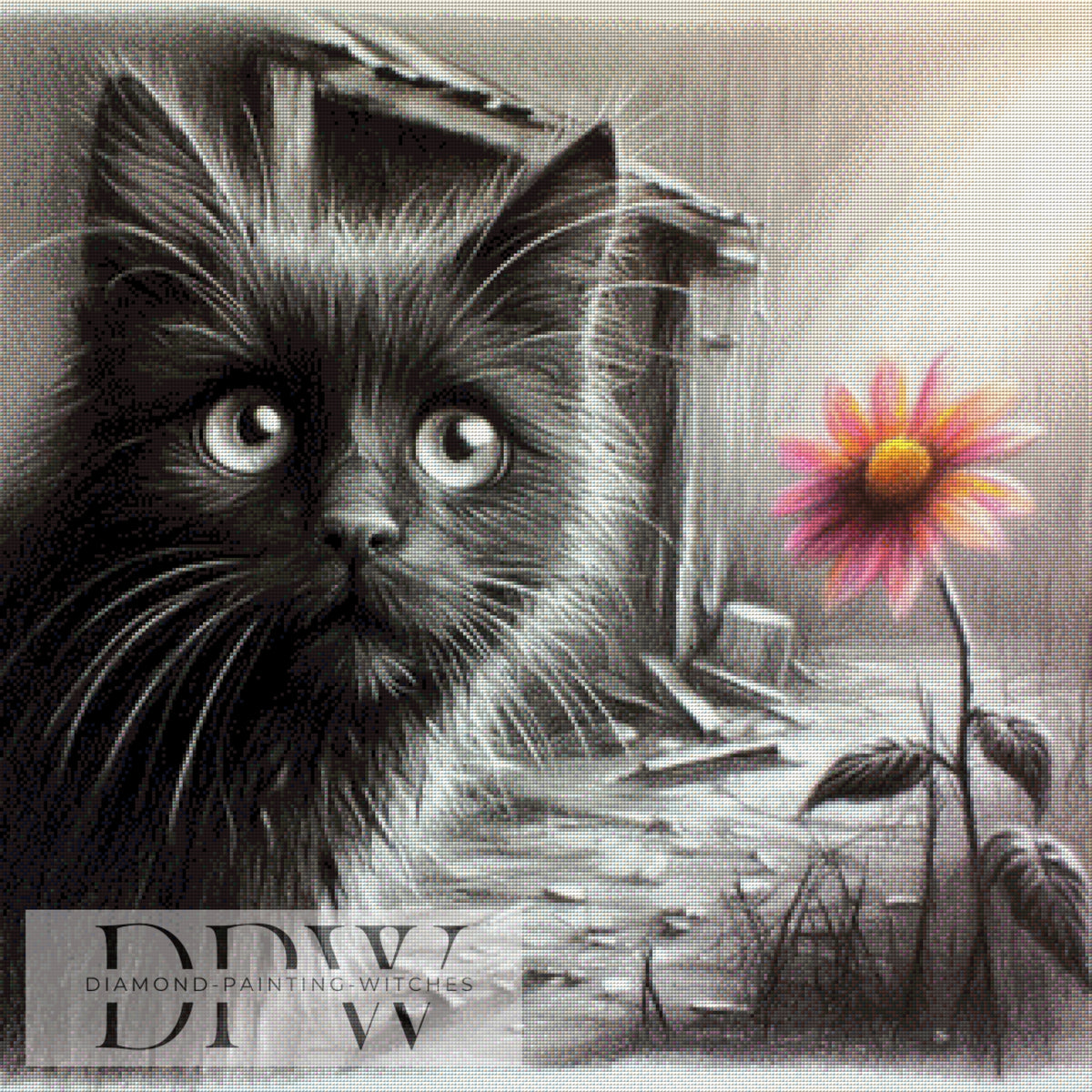 Blue Witch by Artifey, 70x90cm with 110 colors DPW-417