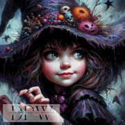 Blue Witch by Artifey, 70x90cm with 110 colors DPW-417
