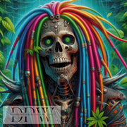Rasta Skelett by Casalla Vendetta, mit 345 Farben