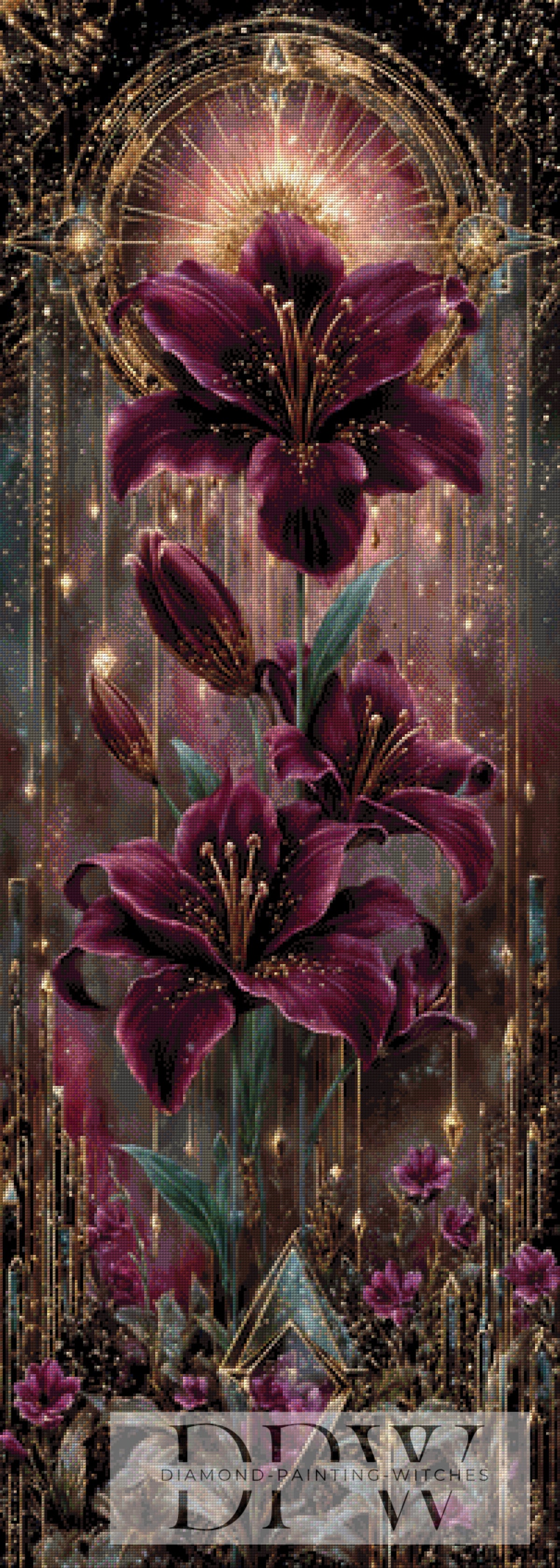 Lily meets gold by Pixxel Pics mit 160 Farben