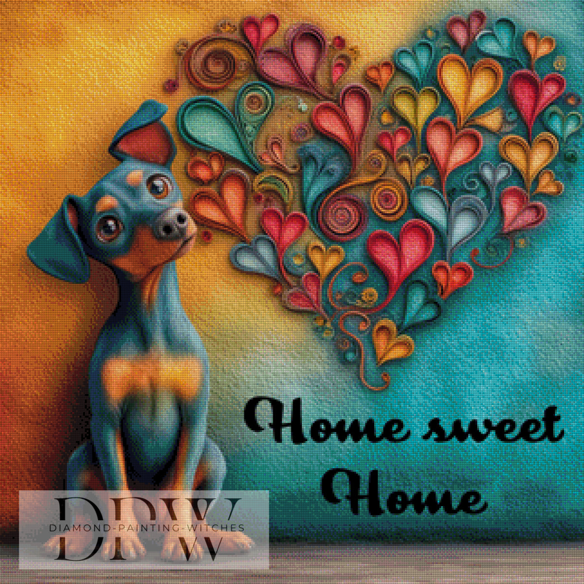 Home sweet Home by Sweet_Loco_AI mit 250 Farben