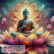 Chilliger Buddha by CreatiVart, mit 350 Farben