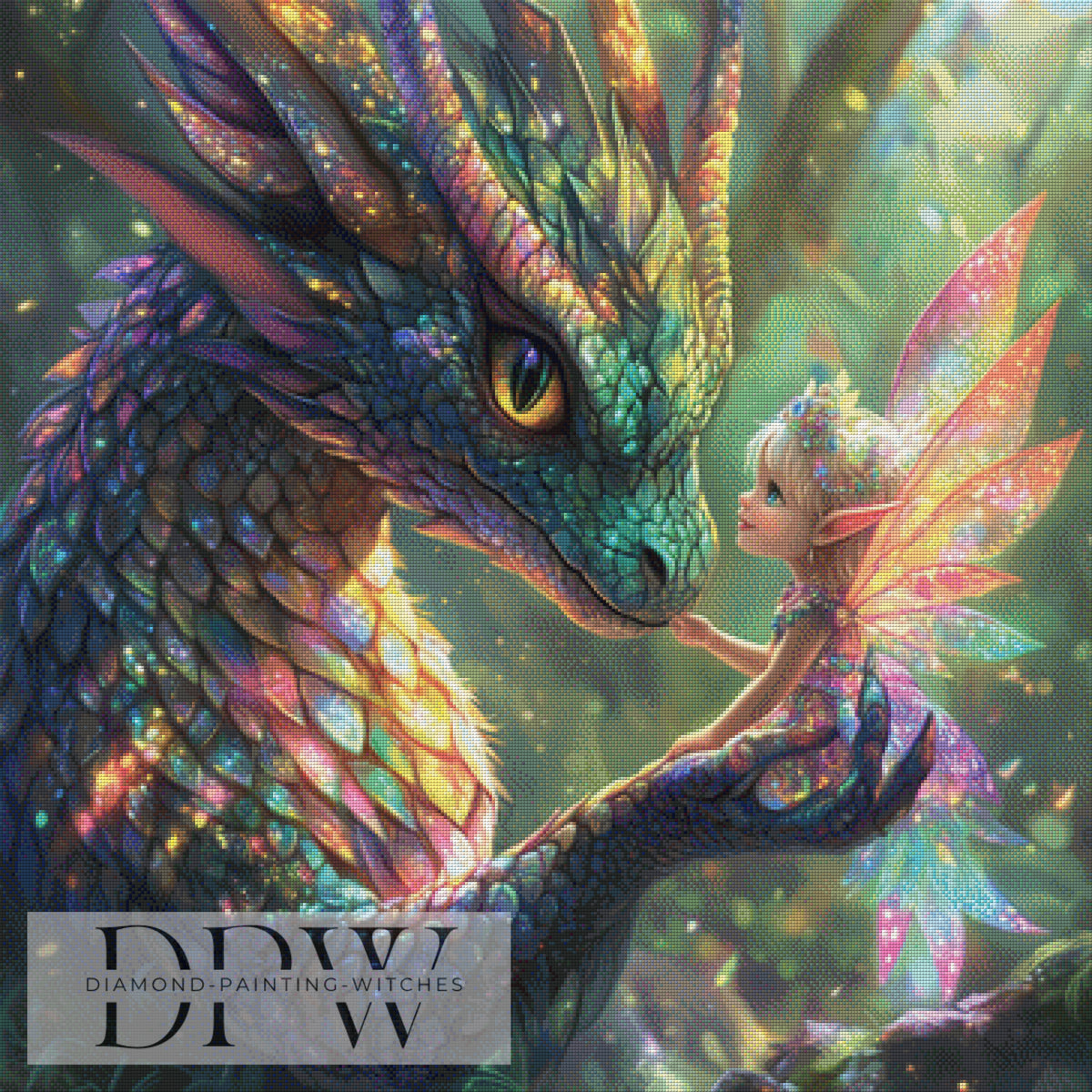 Die Fee und der Drache by Elly_A.I mit 290 Farben