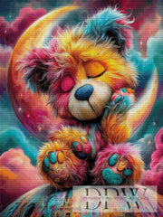 Mondteddy by CleoDora mit 370 Farben