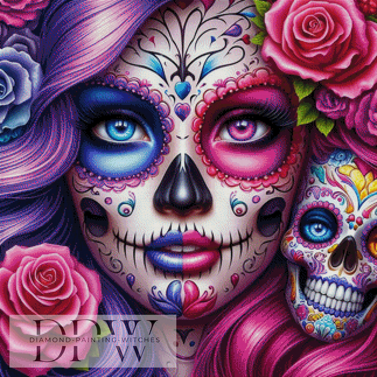 Blue Witch by Artifey, 70x90cm with 110 colors DPW-417