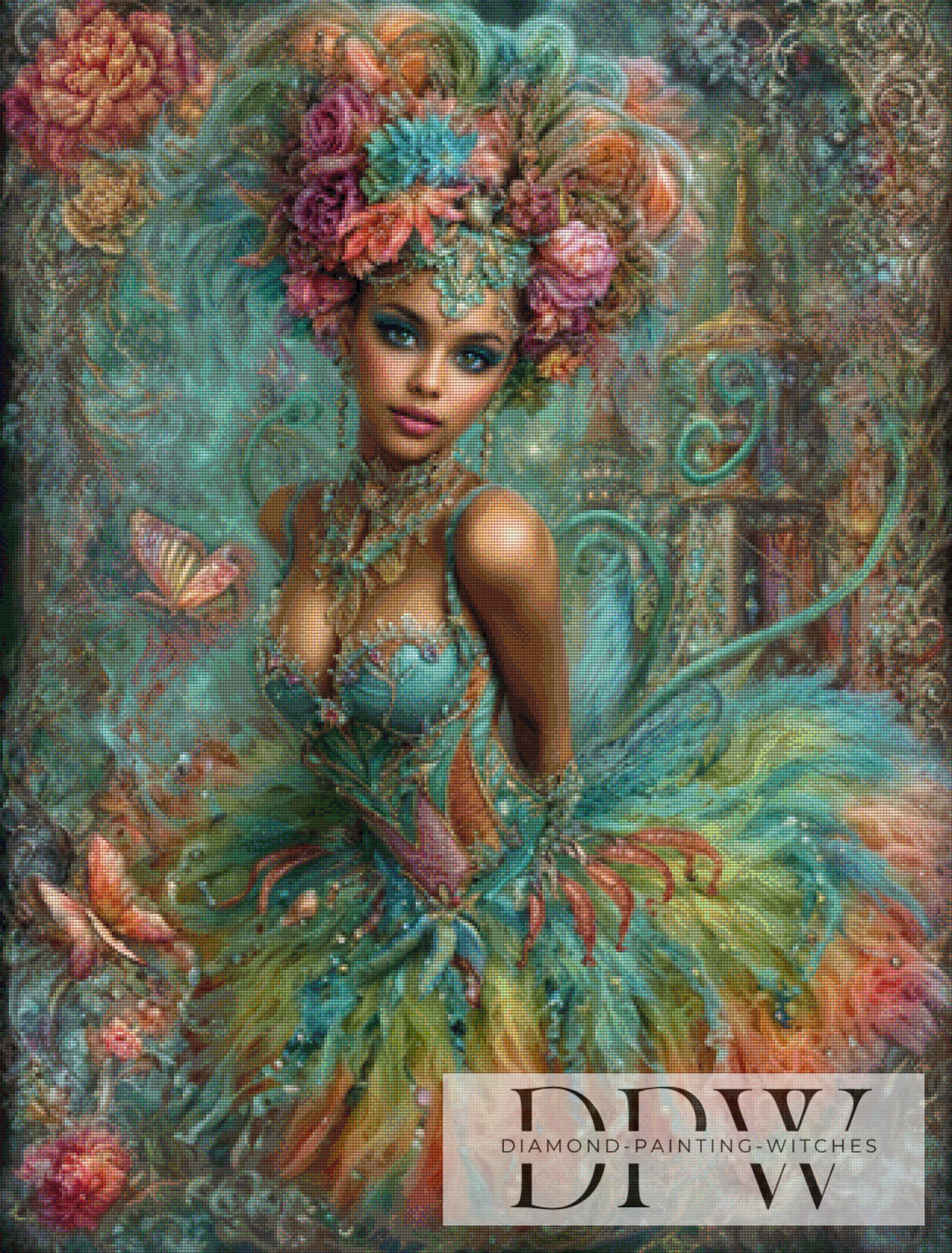 Pixxel PicsによるCarnival Queen、250色使用
