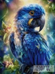 Hyacinth Macaw by Sweet_Loco_AI with 290 colors