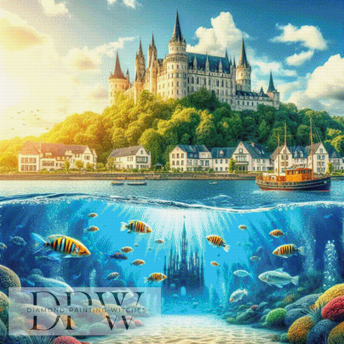 Schloss am Meer by Morrigan, mit 290 Farben