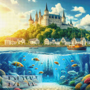 Blue Witch by Artifey, 70x90cm with 110 colors DPW-417
