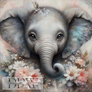 Romantic Elephant by CreatiVart, mit 150 Farben