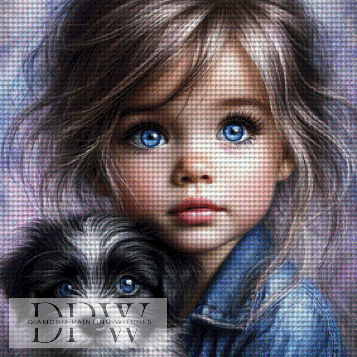 Puppy & Girl by CreatiVart、145色入り