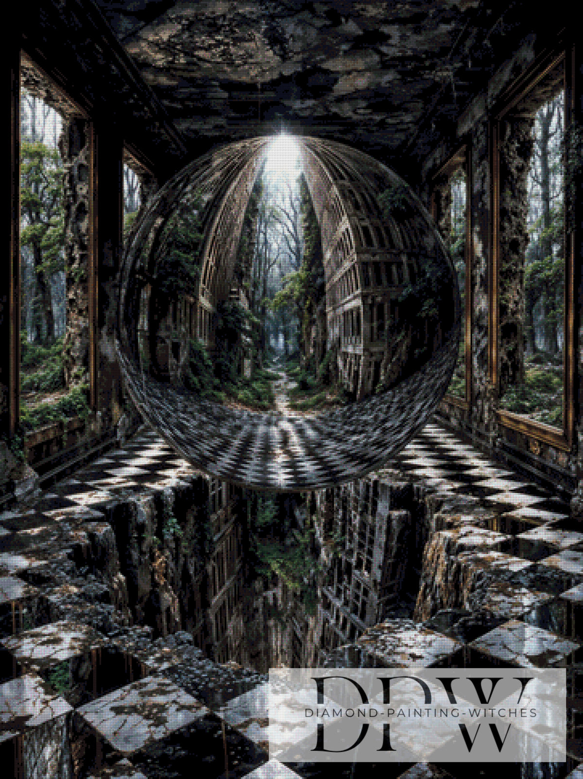 Surreal Chess Sphere by Pixxel Pics with 120 colors