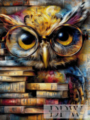 Bücher Eule by CleoDora mit 270 Farben