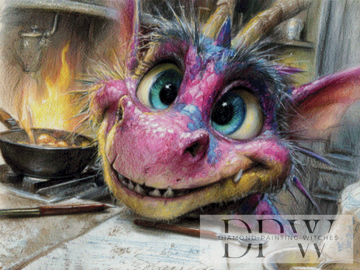 Hungry Dragon by Elly_A.I with 270 colors
