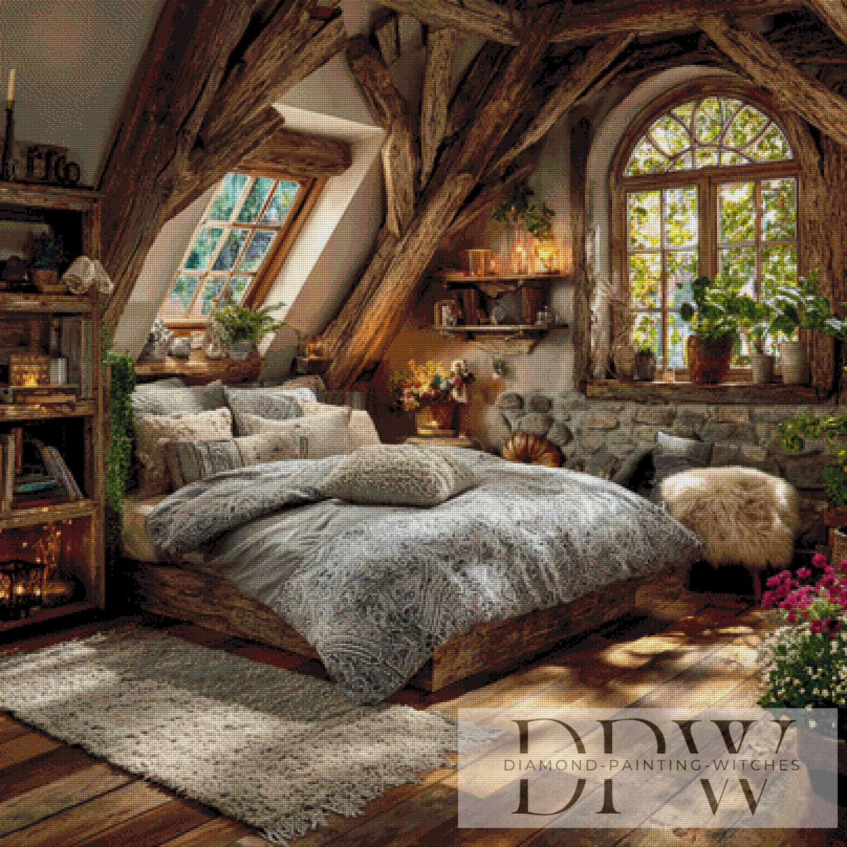 Witches Hobbyzimmer by Moonlight mit 220 Farben