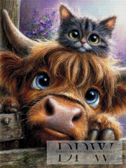 Kuh & Katze by Elly_A.I mit 220 Farben