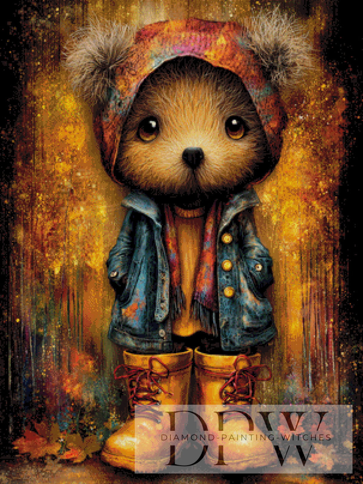 Anton the little teddy by Elly_A.I with 215 colors