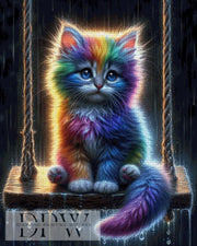 CreatiVart作「Kitty Candy」、80x100m、300色