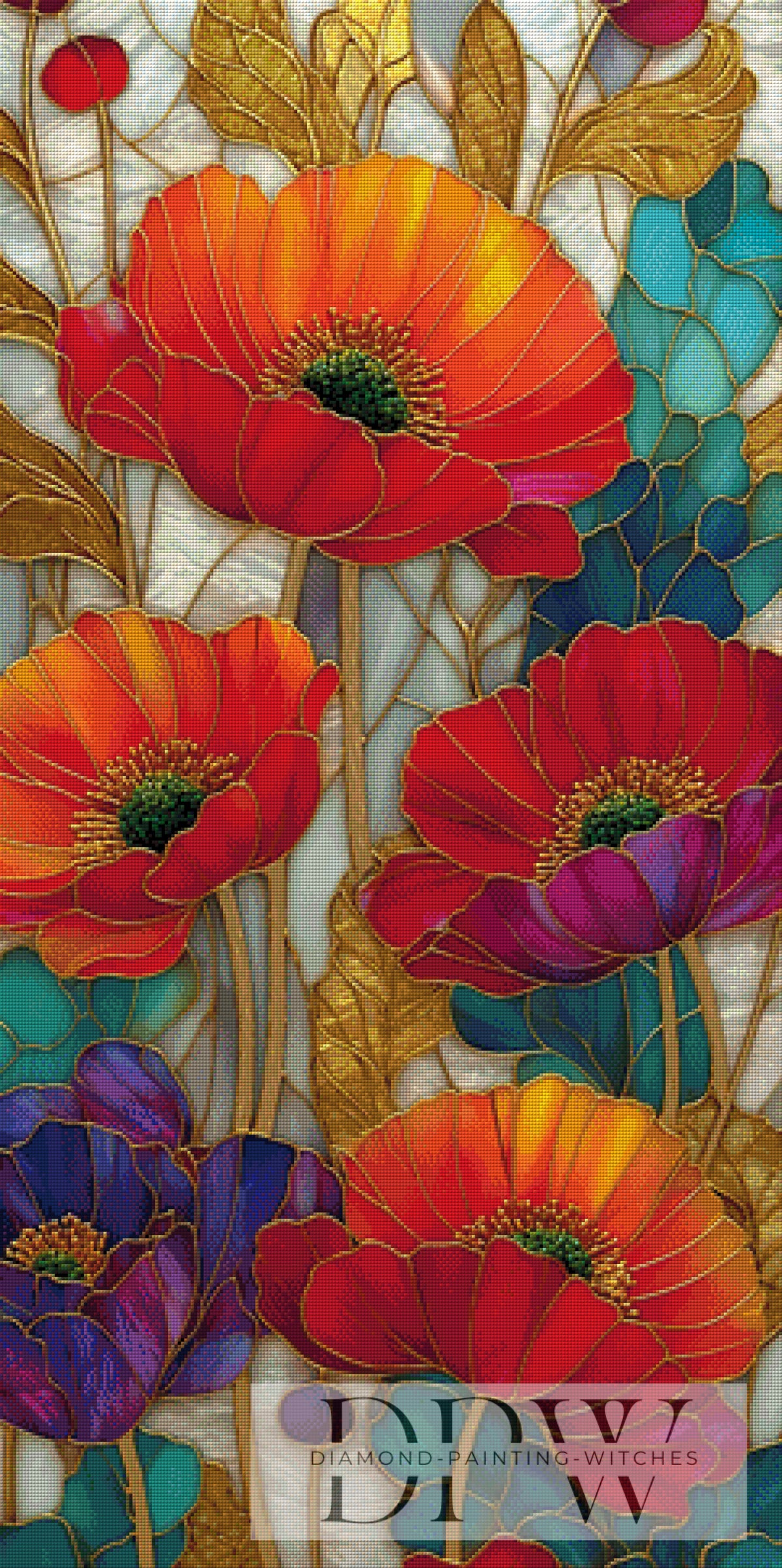 Glasmohn by theA.art mit 270 Farben