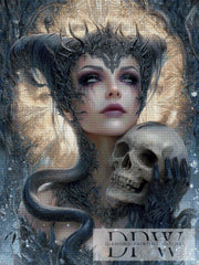 Skullbound Queen by Elly_A.I. with 140 colors