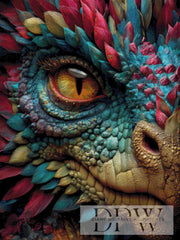 The Eye of Colorful Silence by QN with 230 colors