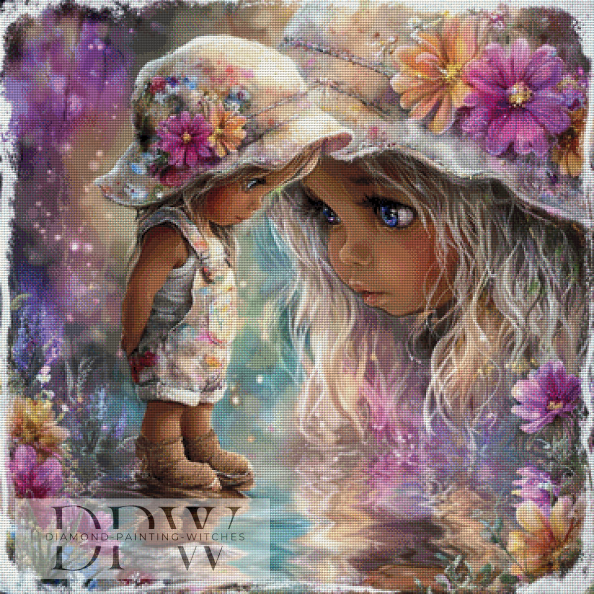 Pusteblume by Sunshine 80x80cm with 300 colors DPW-058