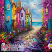 Bunte Häuser by Elly_A.I, mit 370 Farben