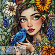 Deep Blue Desert by Artifey, 90x90cm with 200 colors DPW-019
