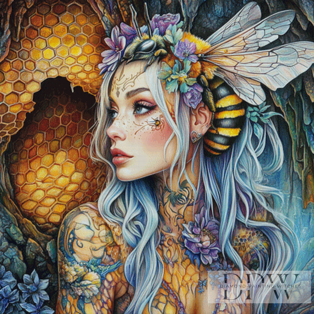 Bienenfrau by Elly_A.I mit 300 Farben
