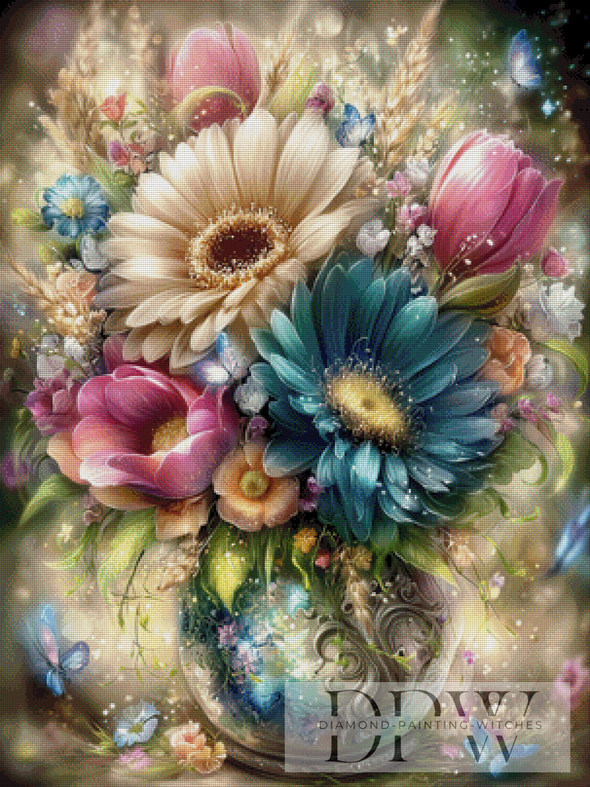 Love you bouquet by Sweet_Loco_AI with 320 colors