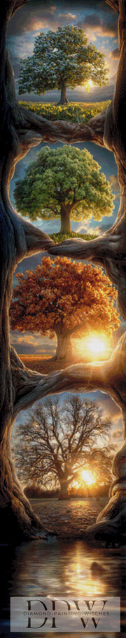 Seasons Trees by QN, with 220 colors