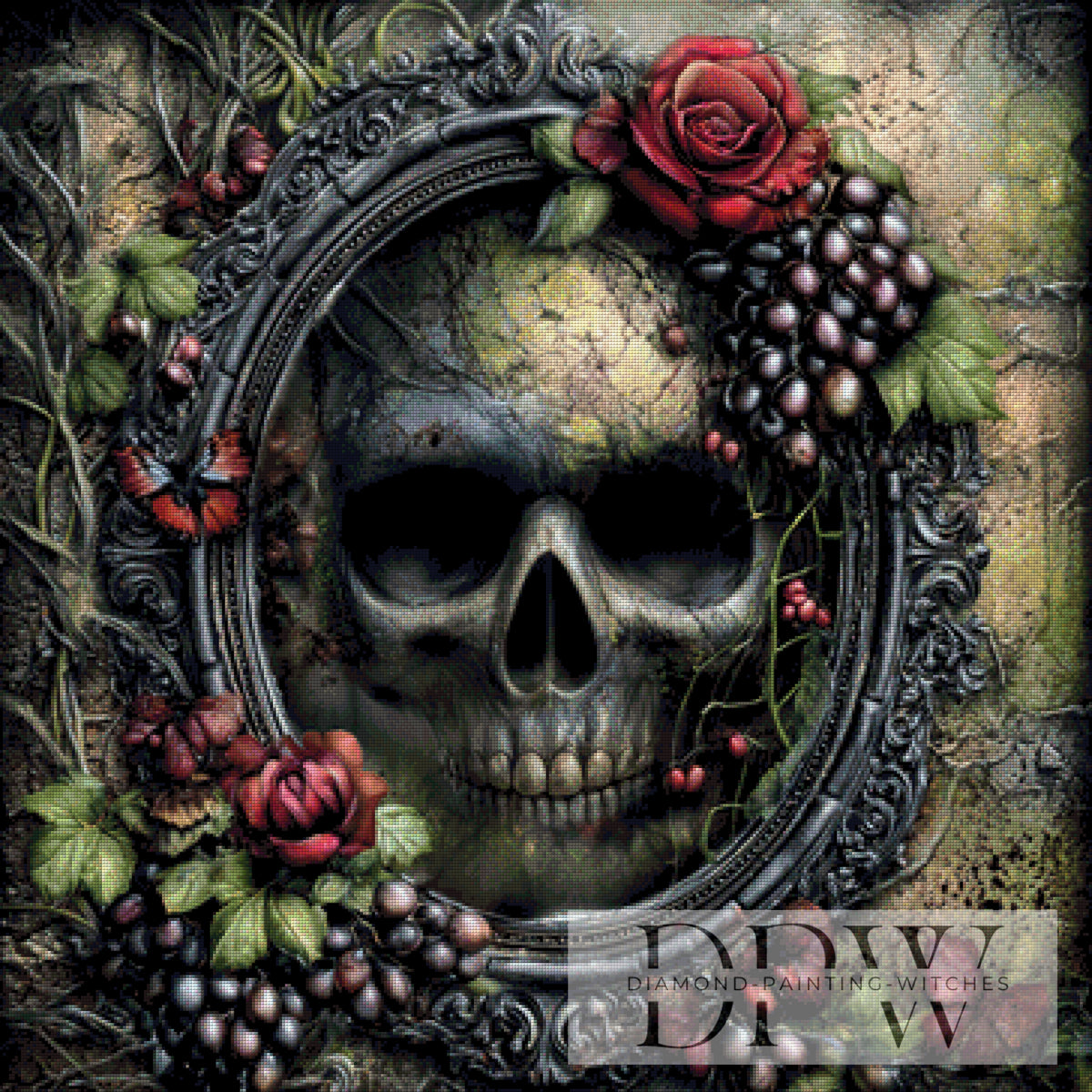 Skull im Spiegel by Casalla Vendetta mit 200 Farben