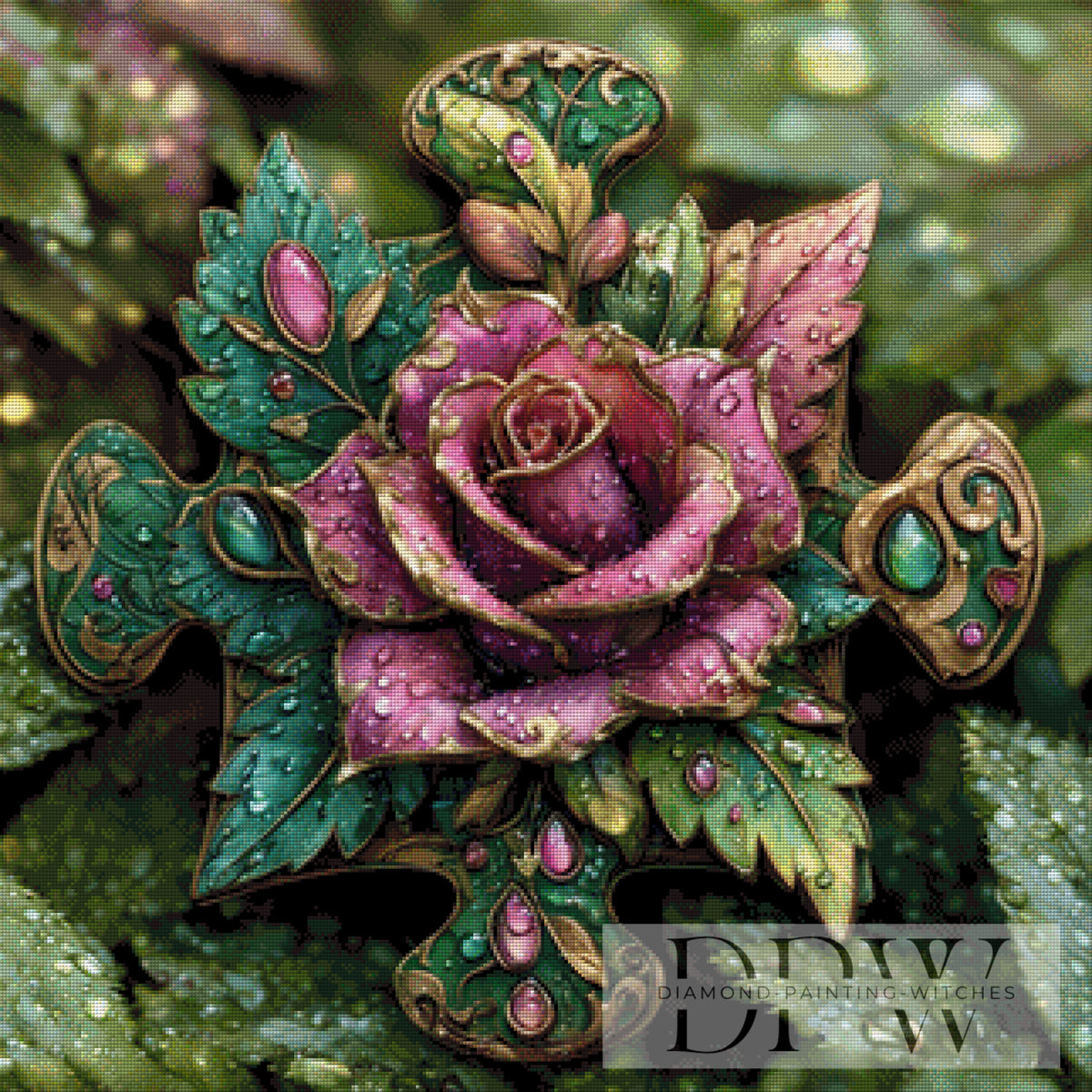 Rose puzzle by Sweet_Loco_AI with 260 colors