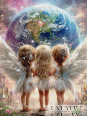 Angel children by Elly_A.I. with 260 colors