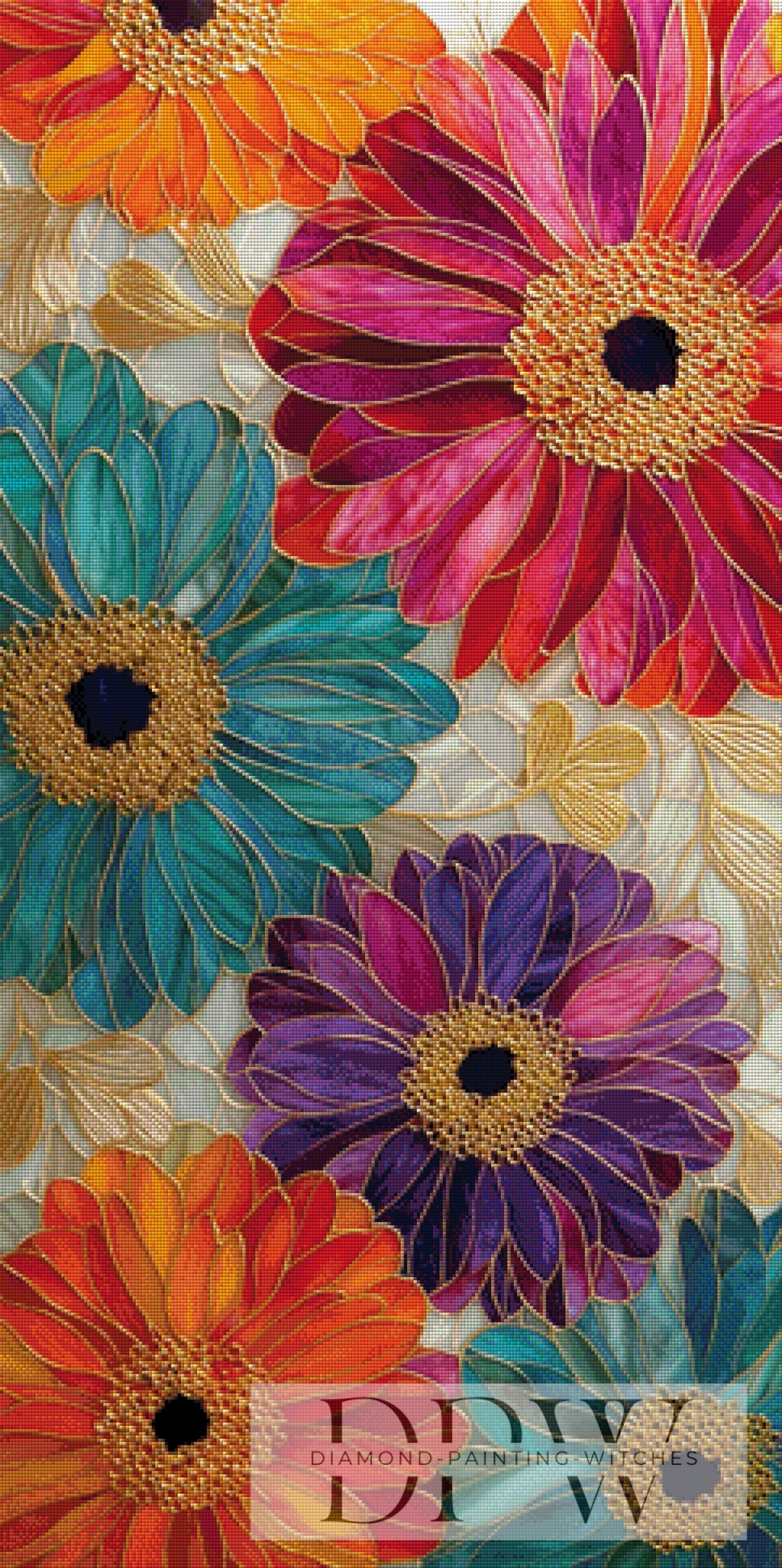 Glasblumen by theA.art mit 320 Farben