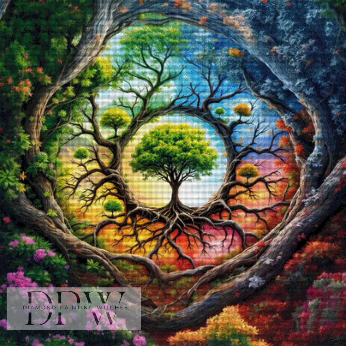 Pusteblume by Sunshine 80x80cm with 300 colors DPW-058