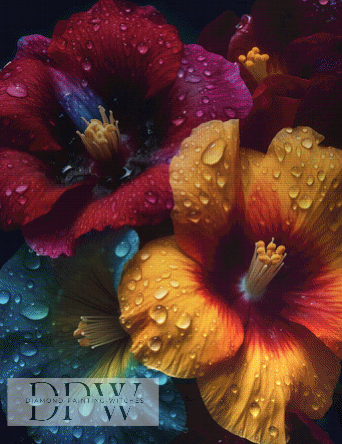 Pusteblume by Sunshine 80x80cm with 300 colors DPW-058